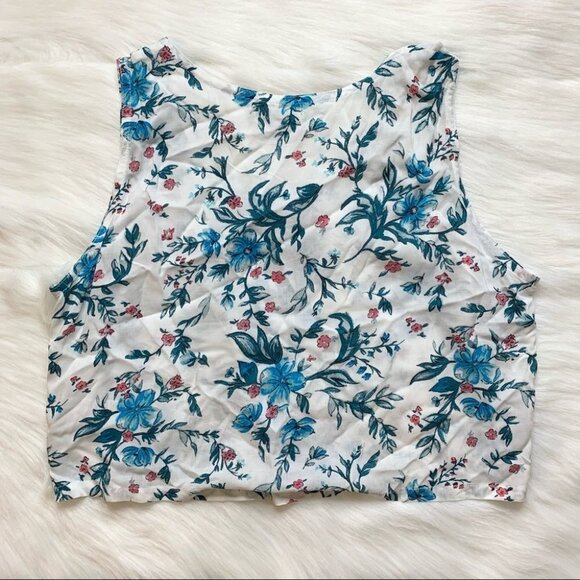 Urban Outfitters Cooperative Tank Top Floral Crop Sleeveless boho chic western - Picture 8 of 8